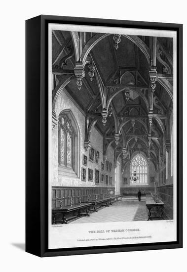 The Hall of Wadham College, Oxford University, 1836-John Le Keux-Framed Stretched Canvas
