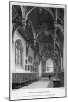 The Hall of Wadham College, Oxford University, 1836-John Le Keux-Mounted Giclee Print