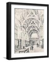 The Hall, Shiplake Court, 1898-null-Framed Giclee Print