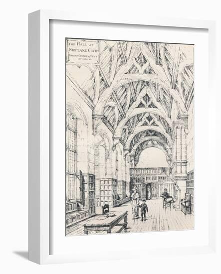 The Hall, Shiplake Court, 1898-null-Framed Giclee Print