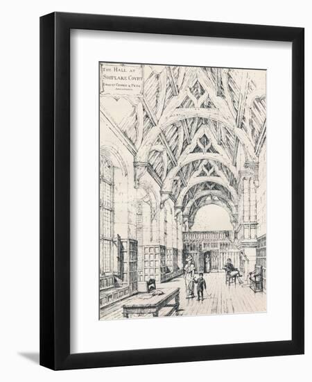 The Hall, Shiplake Court, 1898-null-Framed Premium Giclee Print