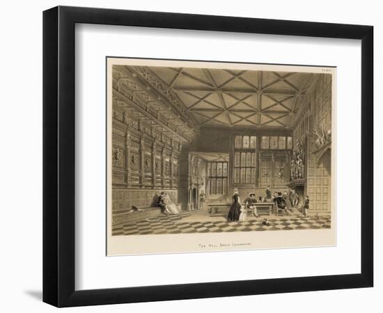 The Hall, Speke, Lancashire-Joseph Nash-Framed Giclee Print
