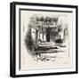 The Hall, Villa Palmieri, the Queen at Florence, Italy, 1888-null-Framed Giclee Print