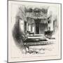 The Hall, Villa Palmieri, the Queen at Florence, Italy, 1888-null-Mounted Giclee Print