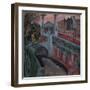 The Hallesche Tor, Berlin-Ernst Ludwig Kirchner-Framed Giclee Print