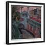 The Hallesche Tor, Berlin-Ernst Ludwig Kirchner-Framed Giclee Print