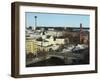 The Hameenkatu Bridge Crosses River Tammerkoski by Tampere Theatre in Tampere, Pirkanmaa, Finland-Stuart Forster-Framed Photographic Print