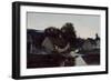 The Hamlet of Optevoz, c.1852-Charles Francois Daubigny-Framed Giclee Print