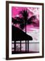 The Hammock and Palm Tree at Sunset - Beach Hut - Florida-Philippe Hugonnard-Framed Photographic Print