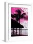 The Hammock and Palm Tree at Sunset - Beach Hut - Florida-Philippe Hugonnard-Framed Photographic Print