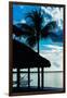 The Hammock and Palm Tree at Sunset - Beach Hut - Florida-Philippe Hugonnard-Framed Photographic Print