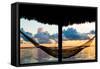 The Hammock at Sunset - Miami - Florida-Philippe Hugonnard-Framed Stretched Canvas