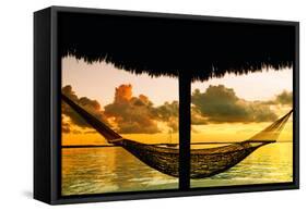 The Hammock at Sunset - Miami - Florida-Philippe Hugonnard-Framed Stretched Canvas