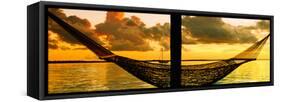 The Hammock at Sunset - Miami - Florida-Philippe Hugonnard-Framed Stretched Canvas