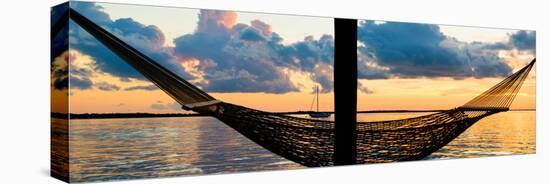 The Hammock at Sunset - Miami - Florida-Philippe Hugonnard-Stretched Canvas