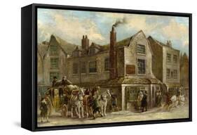 The Hand and Shears, Smithfield, London-J.C. Maggs-Framed Stretched Canvas