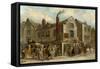 The Hand and Shears, Smithfield, London-J.C. Maggs-Framed Stretched Canvas