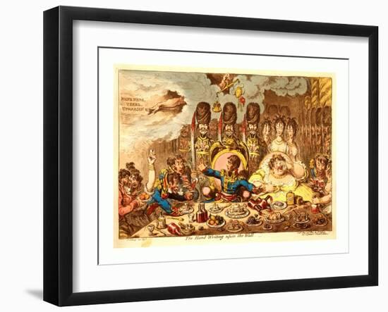 The Hand-Writing Upon the Wall-null-Framed Giclee Print