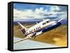 The Handley Page Jetstream-Wilf Hardy-Framed Stretched Canvas