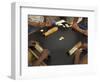 The Hands of a Group of Four People Playing Dominos in the Street Centro Habana-Eitan Simanor-Framed Photographic Print