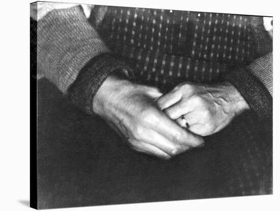 The Hands of Assunta Modotti, San Francisco, 1923-Tina Modotti-Stretched Canvas