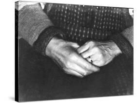 The Hands of Assunta Modotti, San Francisco, 1923-Tina Modotti-Stretched Canvas