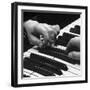 The Hands of Pianist Josef Hofmann on Piano Keyboard-Gjon Mili-Framed Premium Photographic Print