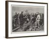 The Handy Man at Work in China, Repairing a Railway-Frank Dadd-Framed Giclee Print