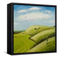 The Hang Gliders-Chris Ross Williamson-Framed Stretched Canvas