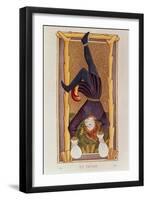 The Hanged Man, Tarot Card, French-null-Framed Giclee Print