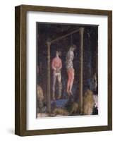 The Hanged Men, Detail from of St George and the Princess, 1433-1435-Antonio Pisano-Framed Giclee Print