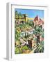 The Hanging Gardens of Babylon-Green-Framed Giclee Print