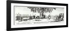 The Hanging, Plate 11 from "The Miseries and Misfortunes of War" 1633-Jacques Callot-Framed Giclee Print