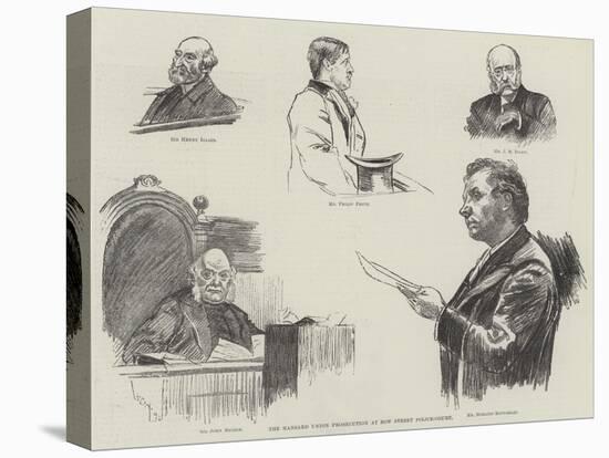 The Hansard Union Prosecution at Bow Street Police-Court-William Douglas Almond-Stretched Canvas