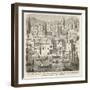 The Hanseatic League's Depot in London-Merian-Framed Art Print