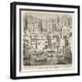 The Hanseatic League's Depot in London-Merian-Framed Art Print