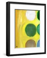 The Happy Dots 3, 2014,-Nancy Moniz Charalambous-Framed Giclee Print