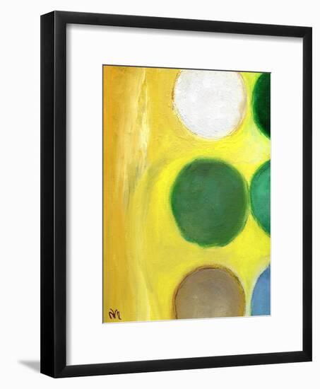 The Happy Dots 3, 2014,-Nancy Moniz Charalambous-Framed Giclee Print