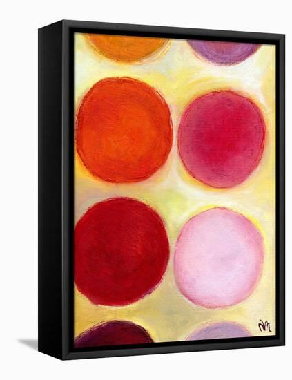 The Happy Dots 6, 2014,-Nancy Moniz Charalambous-Framed Stretched Canvas