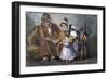 The Happy Family, 1847-Paul Gavarni-Framed Giclee Print