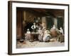 The Happy Family-Charles Auguste Romain Lobbedez-Framed Giclee Print