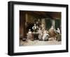 The Happy Family-Charles Auguste Romain Lobbedez-Framed Giclee Print