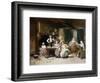 The Happy Family-Charles Auguste Romain Lobbedez-Framed Giclee Print