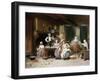 The Happy Family-Charles Auguste Romain Lobbedez-Framed Giclee Print