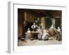 The Happy Family-Charles Auguste Romain Lobbedez-Framed Giclee Print