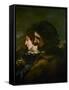 The Happy Lovers-Gustave Courbet-Framed Stretched Canvas