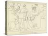 The Happy Man-John Flaxman-Stretched Canvas