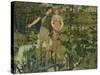 The Happy Valley-William Stott-Stretched Canvas