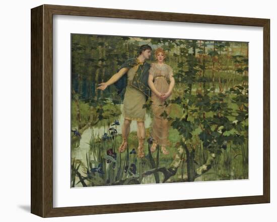 The Happy Valley-William Stott-Framed Giclee Print