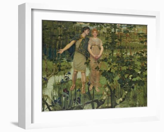 The Happy Valley-William Stott-Framed Giclee Print